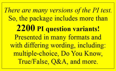 study guide questions for the ca pi license exam